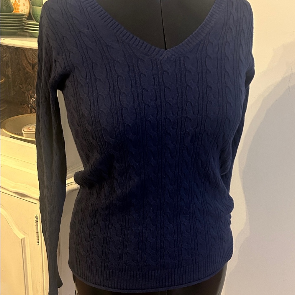 Pink Rose V neck Sweater